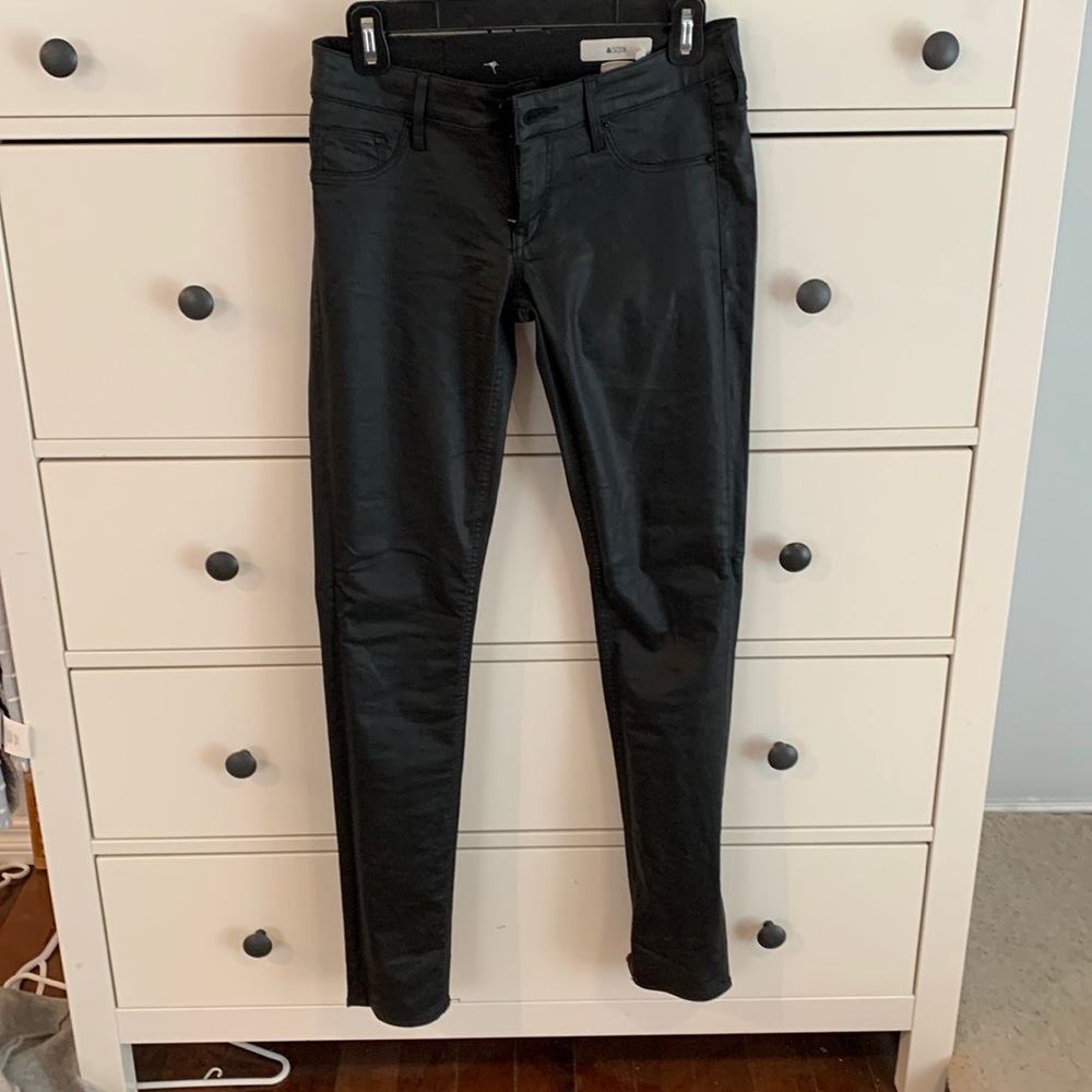 5 for $25 H and M matte leather pants